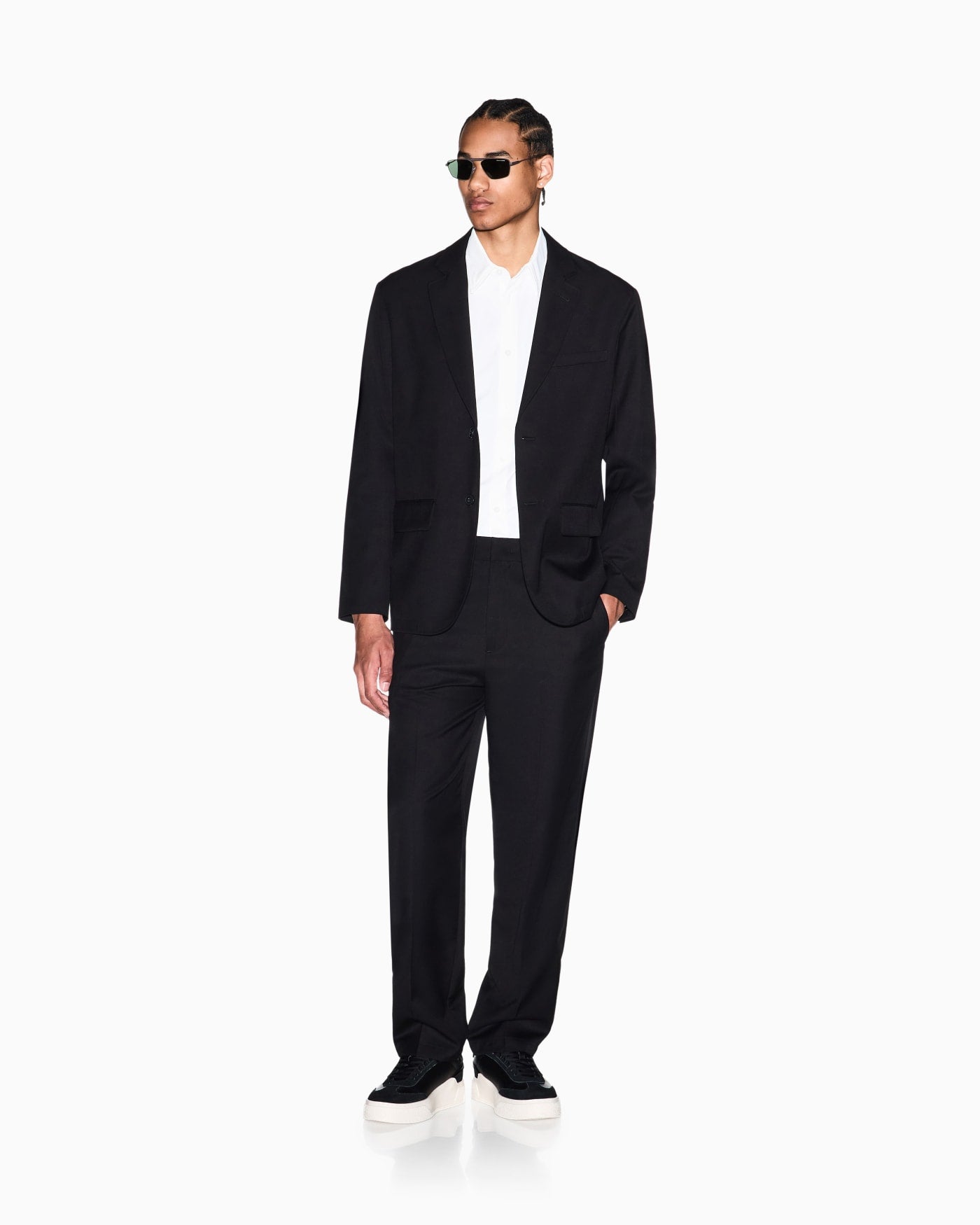 Slim Fit Solid Color Cotton Shirt
