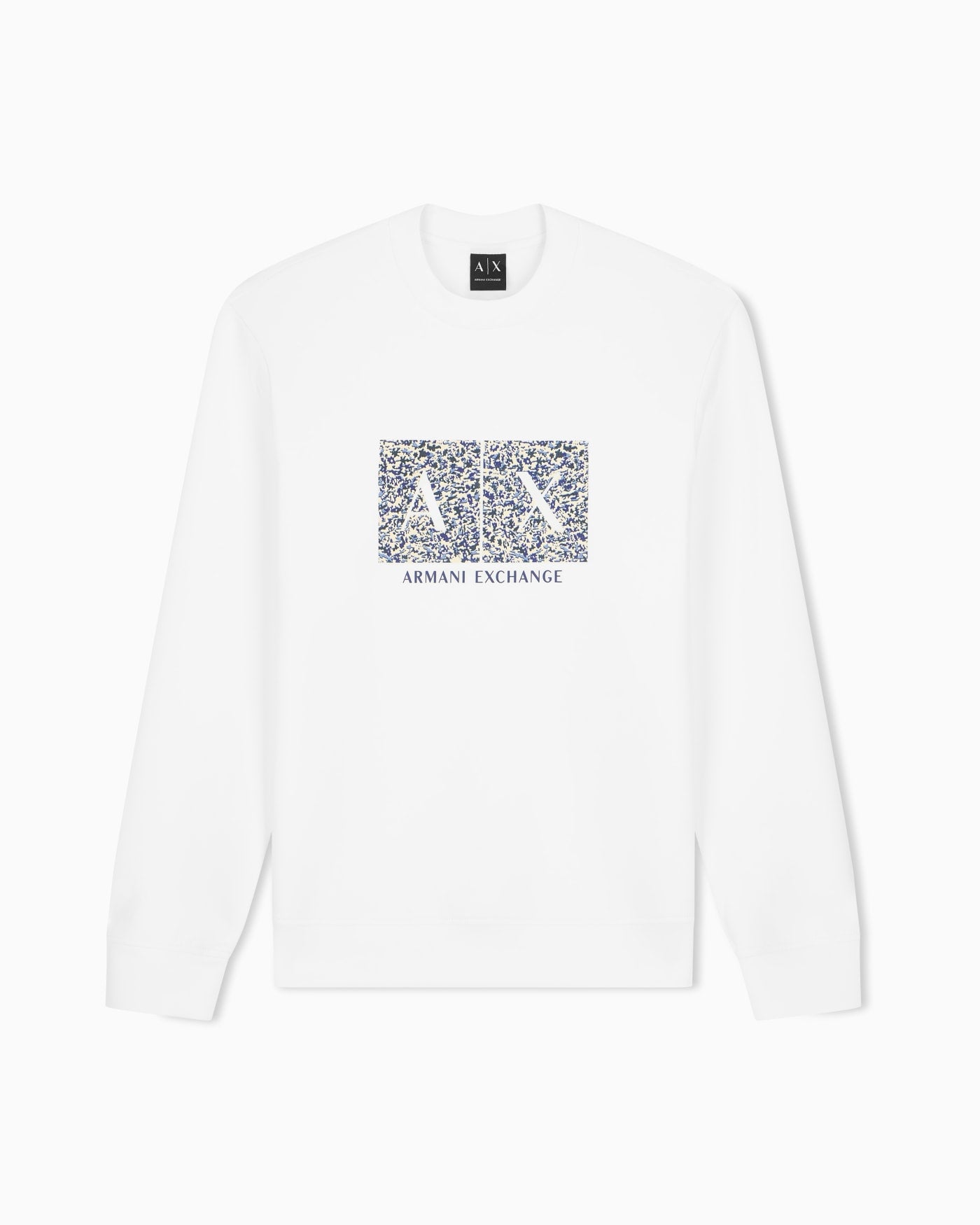 sweatshirt in bonded stretch cotton