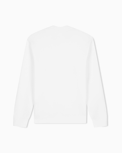sweatshirt in bonded stretch cotton