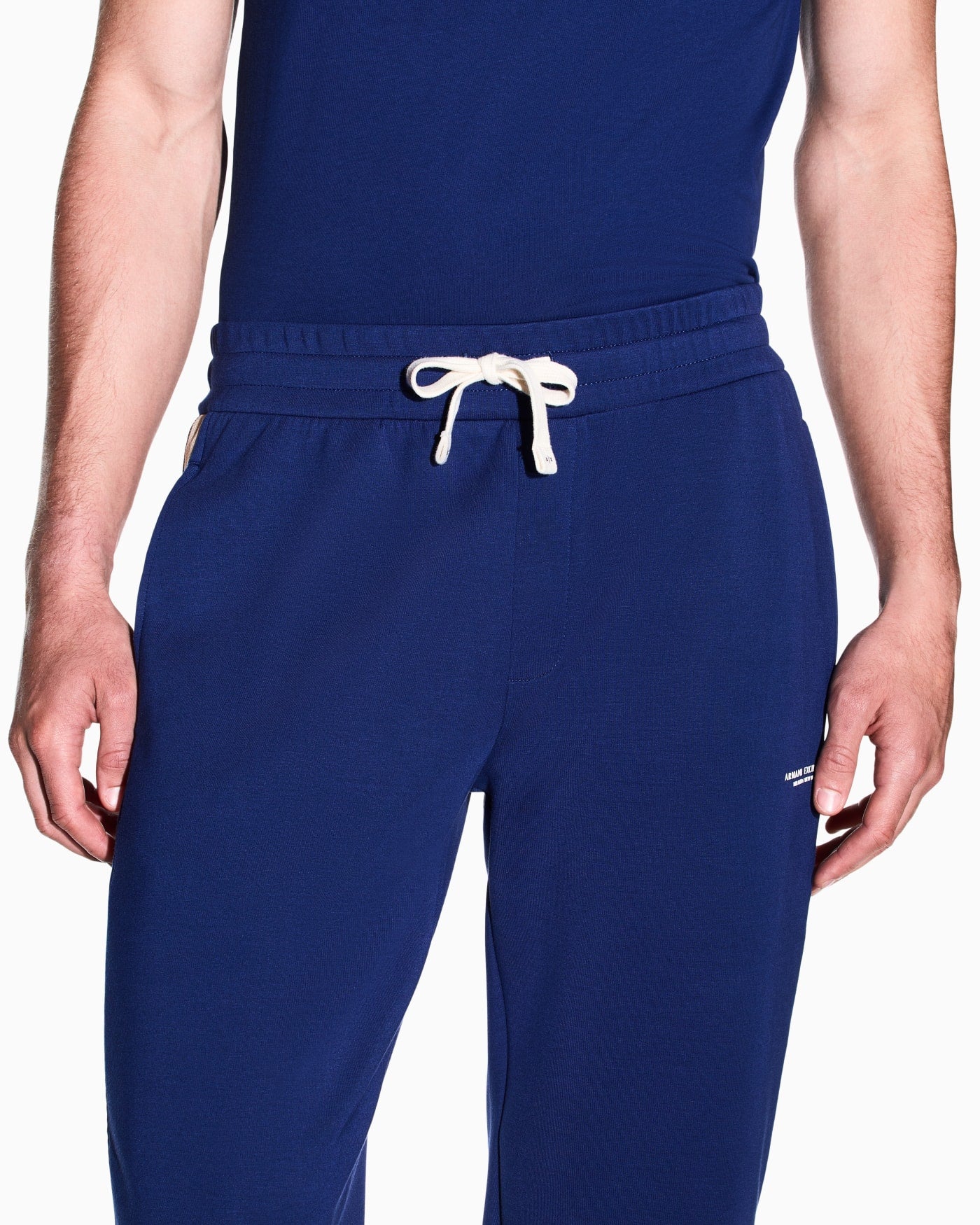 regular fit trousers in stretch modal jersey