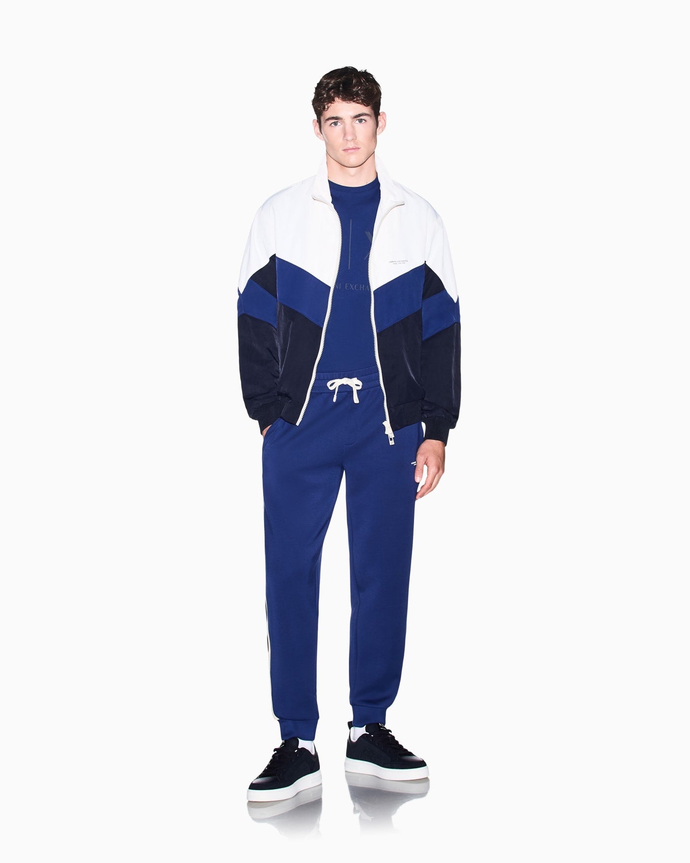 regular fit trousers in stretch modal jersey
