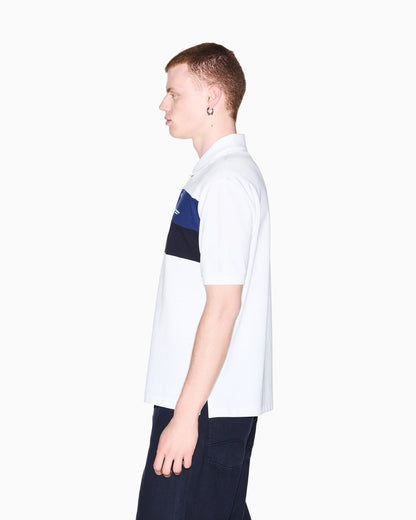 regular fit polo shirt in cotton piqué with rib details