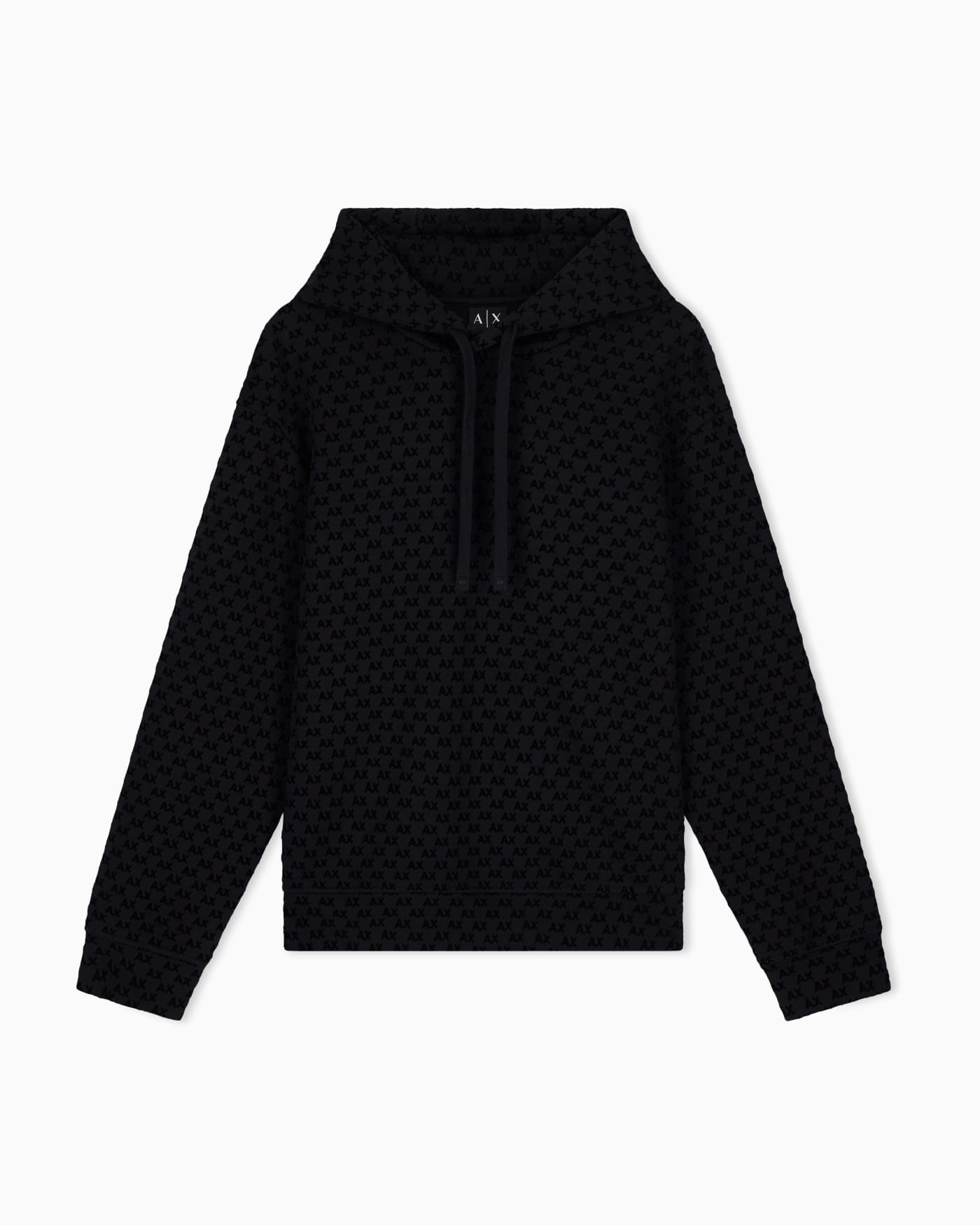 Sweatshirt with regular fit in bonded stretch cotton