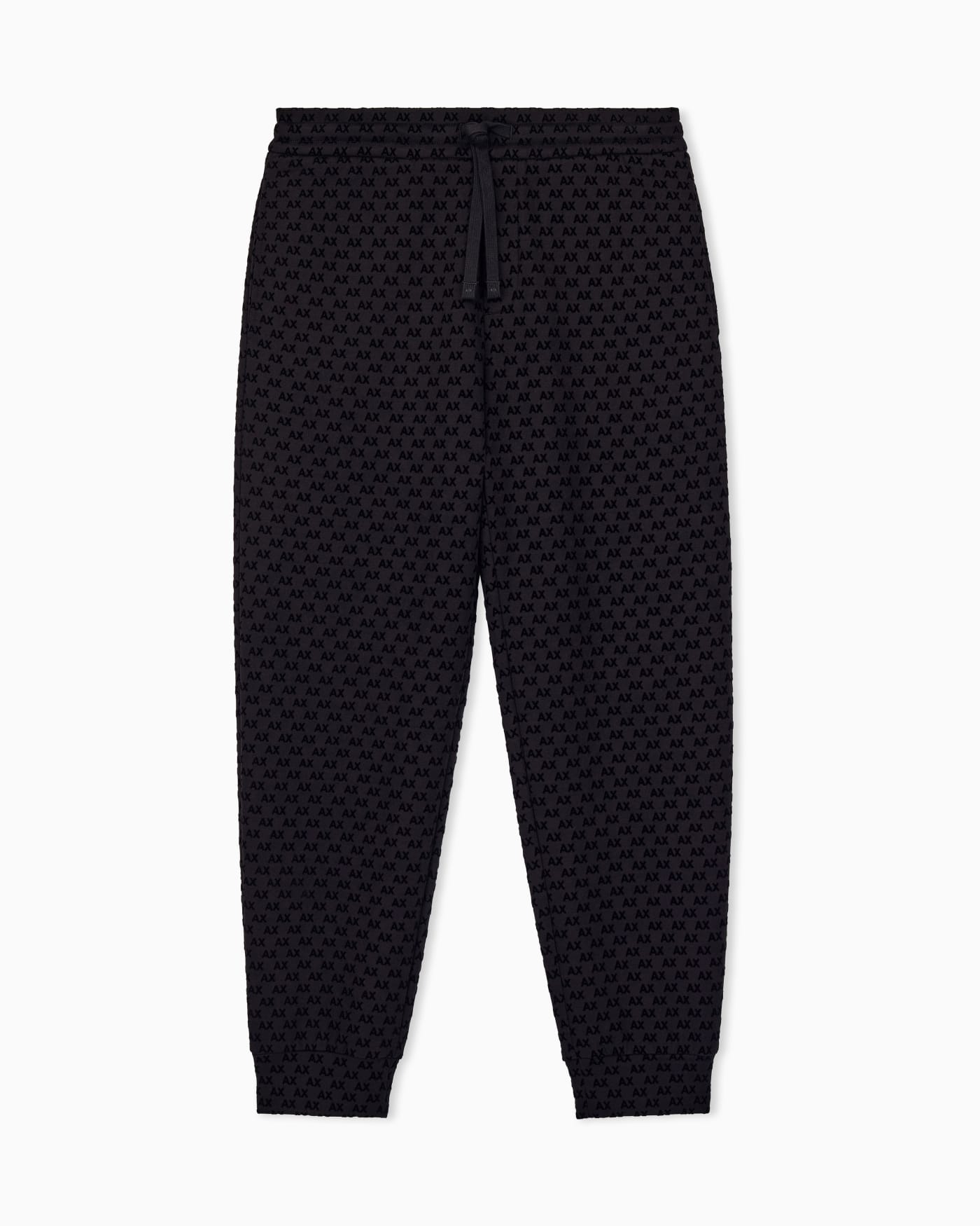 regular fit Jersey pants with bonded stretch