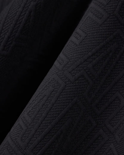 Stretch jacquard jersey hoodie Men