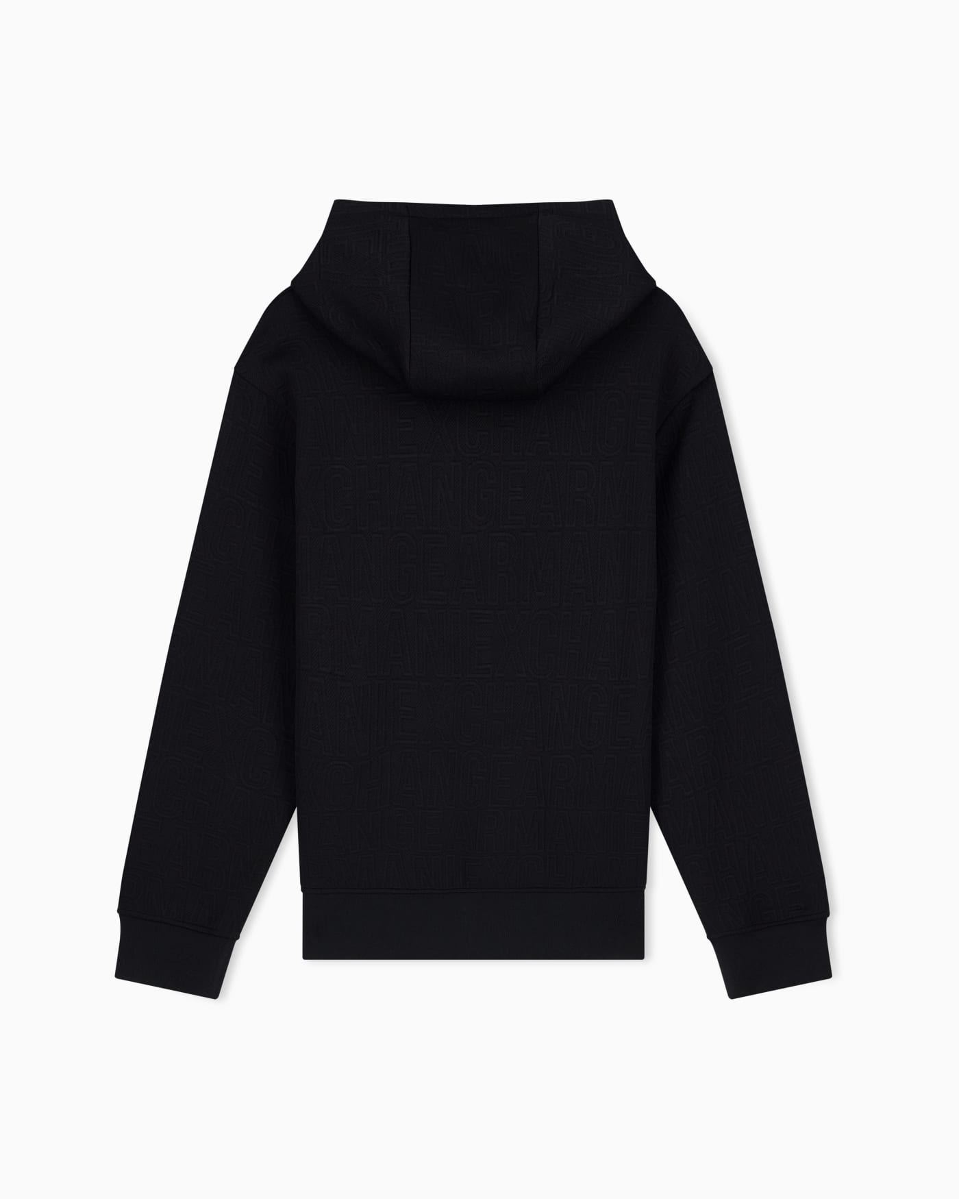 Stretch jacquard jersey hoodie Men