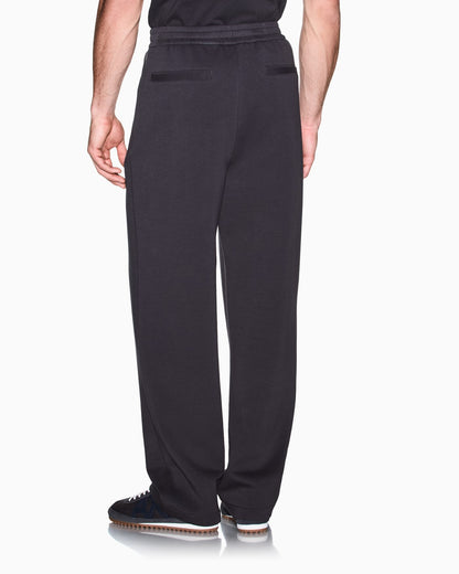 relaxed trouser in stretch cotton jersey