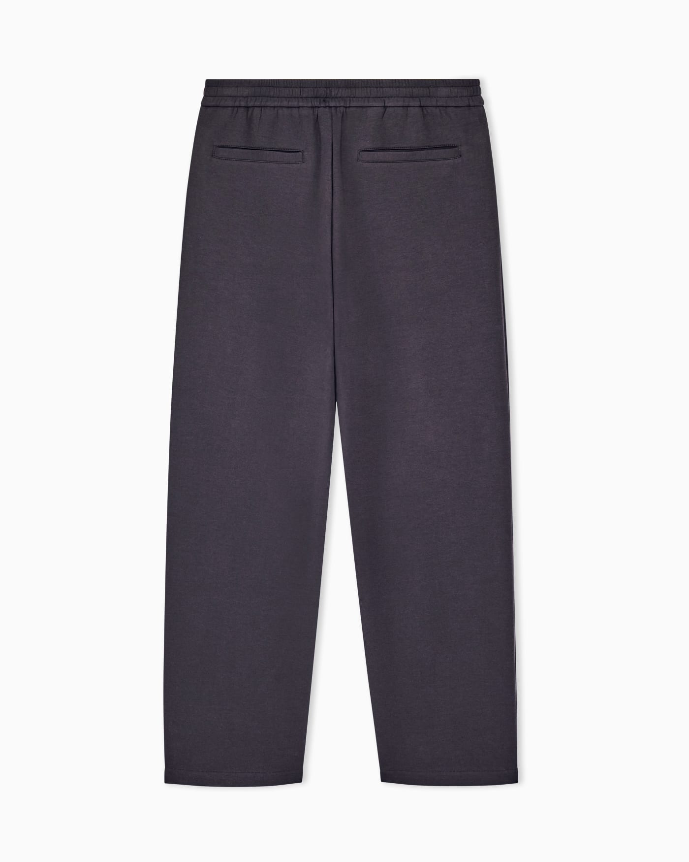 relaxed trouser in stretch cotton jersey
