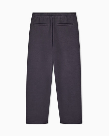 relaxed trouser in stretch cotton jersey