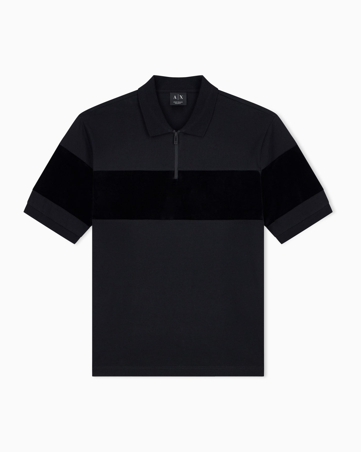 regular fit polo shirt in mercerized cotton jersey