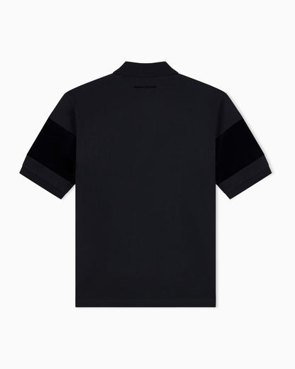 regular fit polo shirt in mercerized cotton jersey