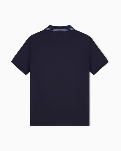 regular fit polo shirt mercerized cotton jersey