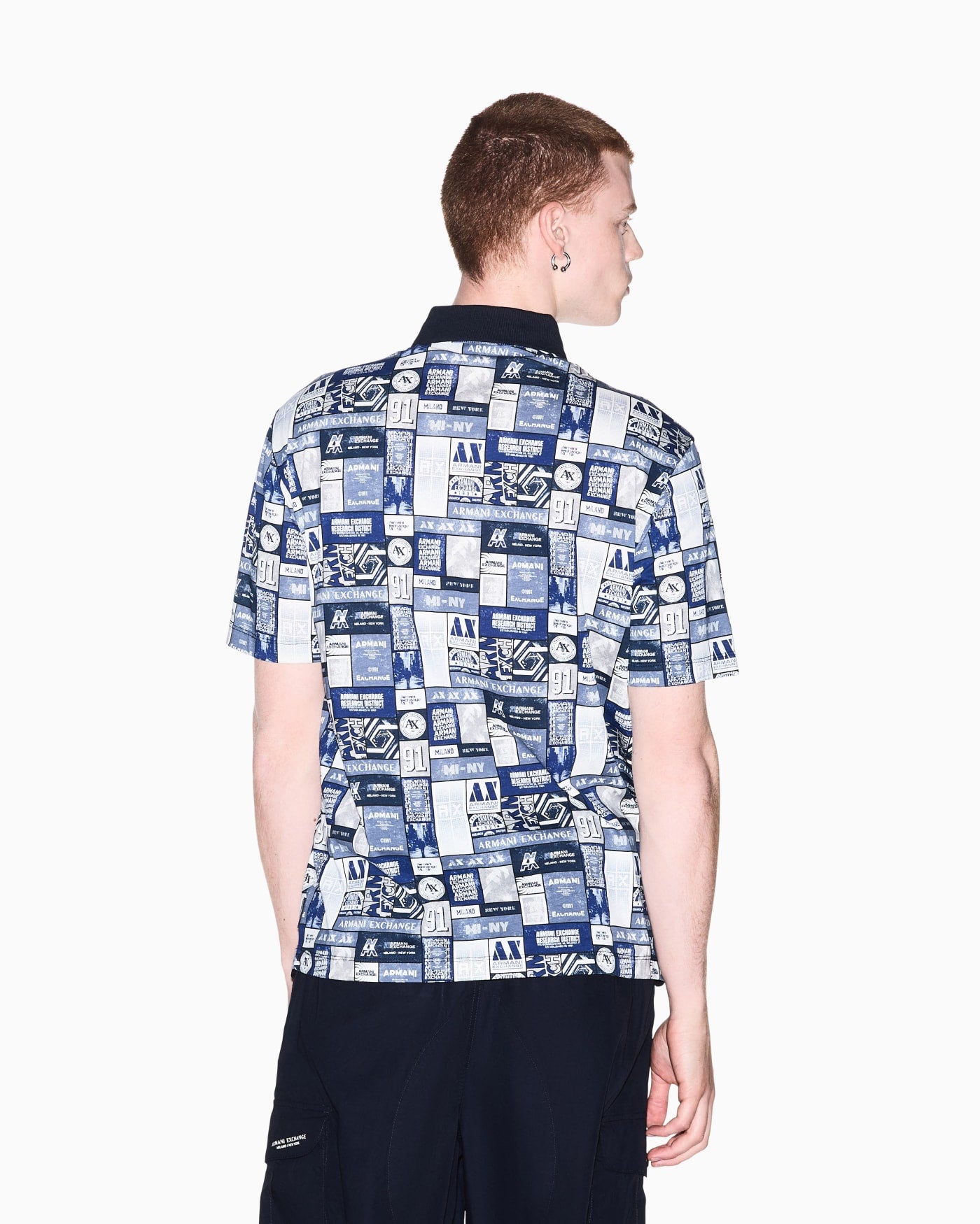 regular fit polo shirt in cotton jersey