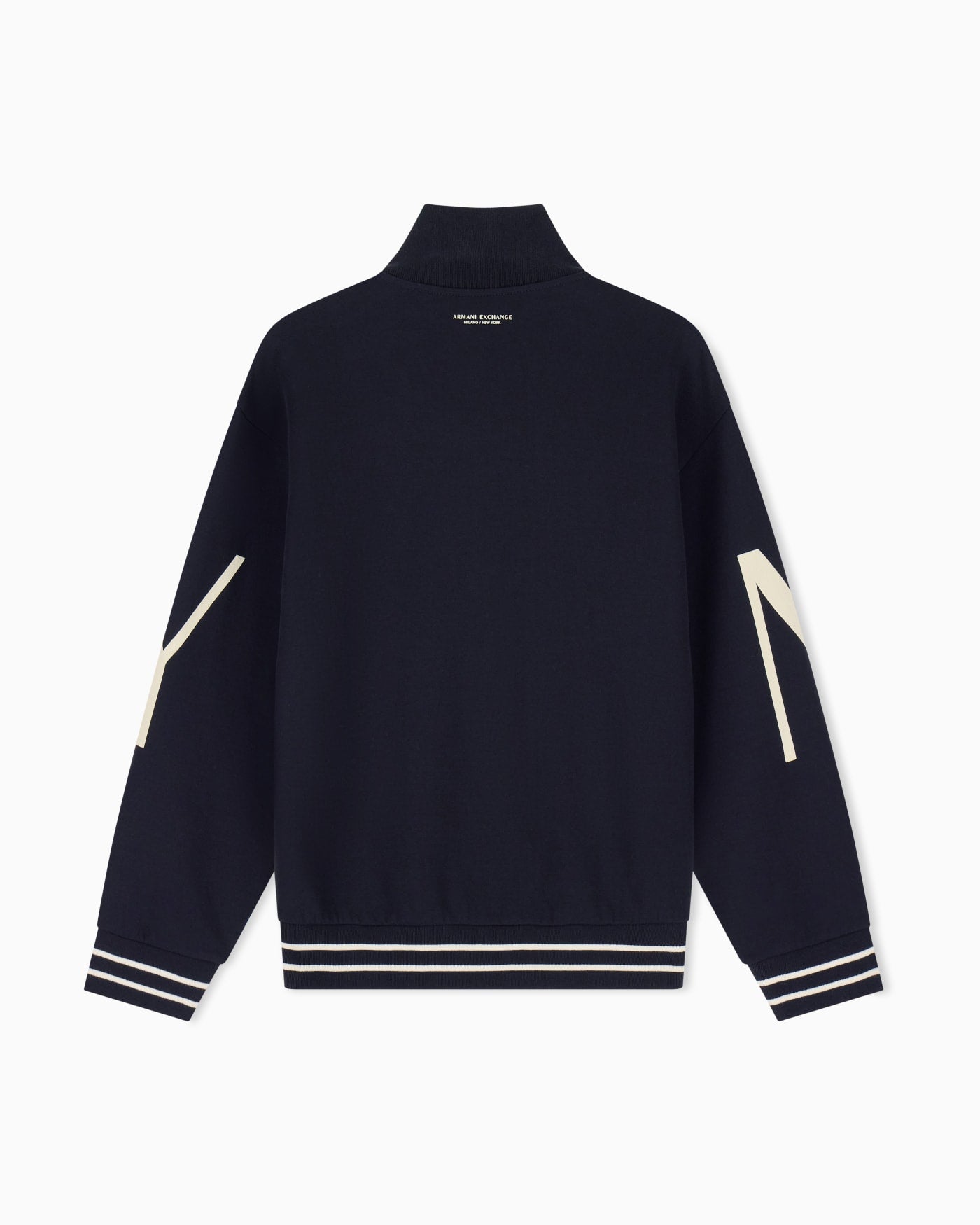 sweatshirt in bonded stretch cotton