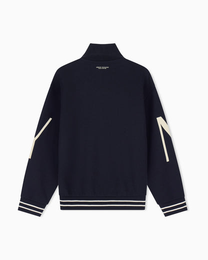 sweatshirt in bonded stretch cotton