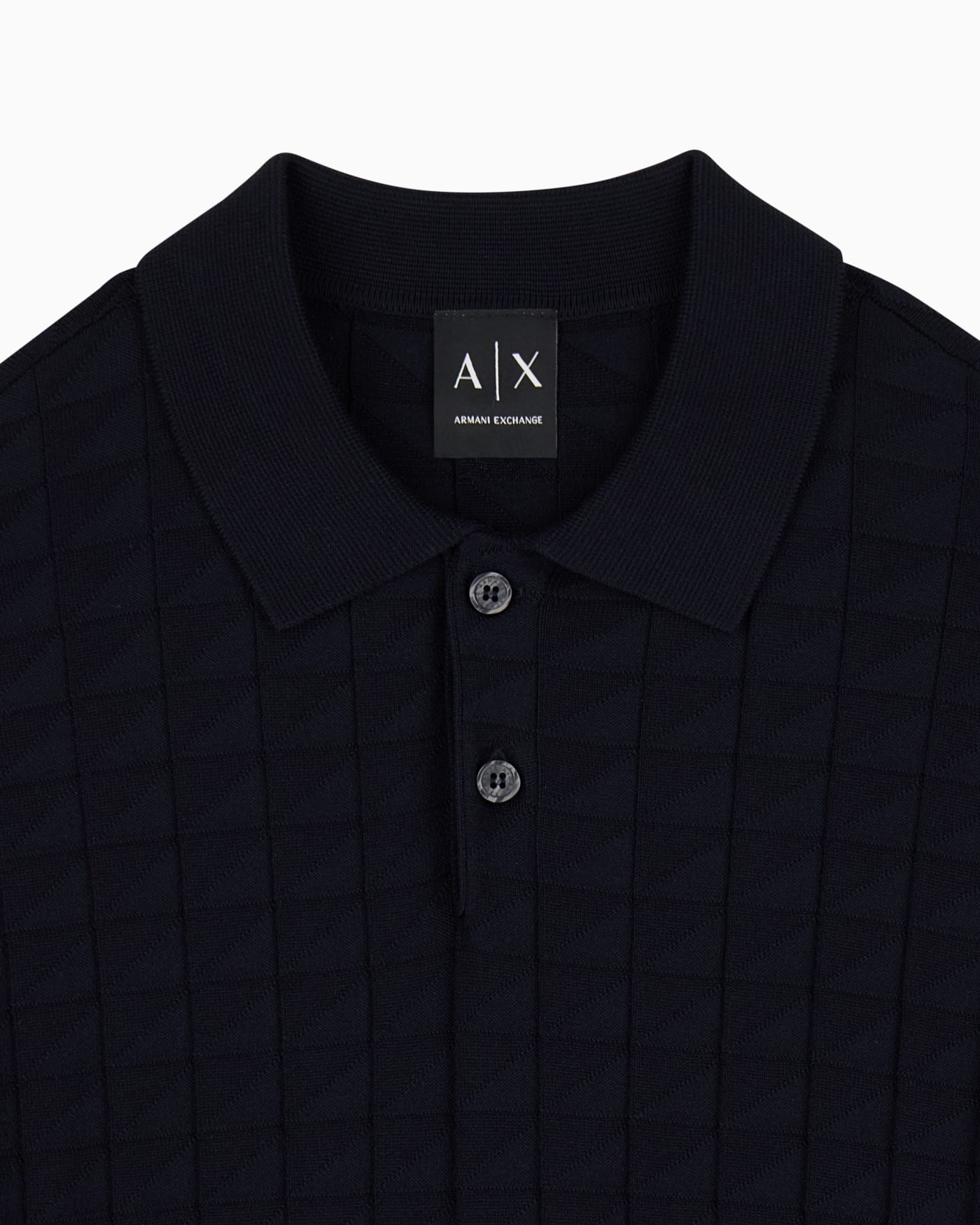 regular fit knit polo in viscose mix
