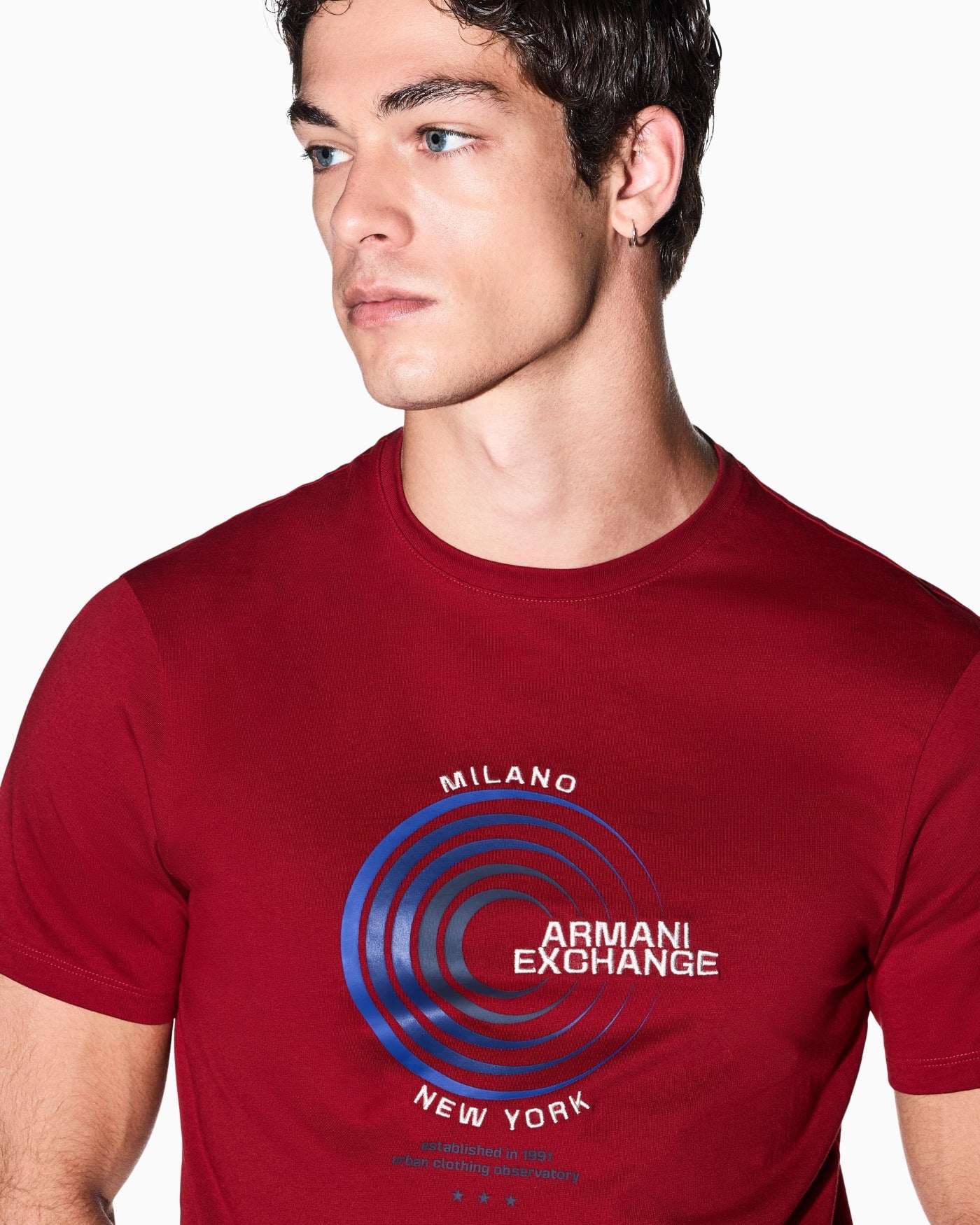 slim fit t-shirt in cotton jersey