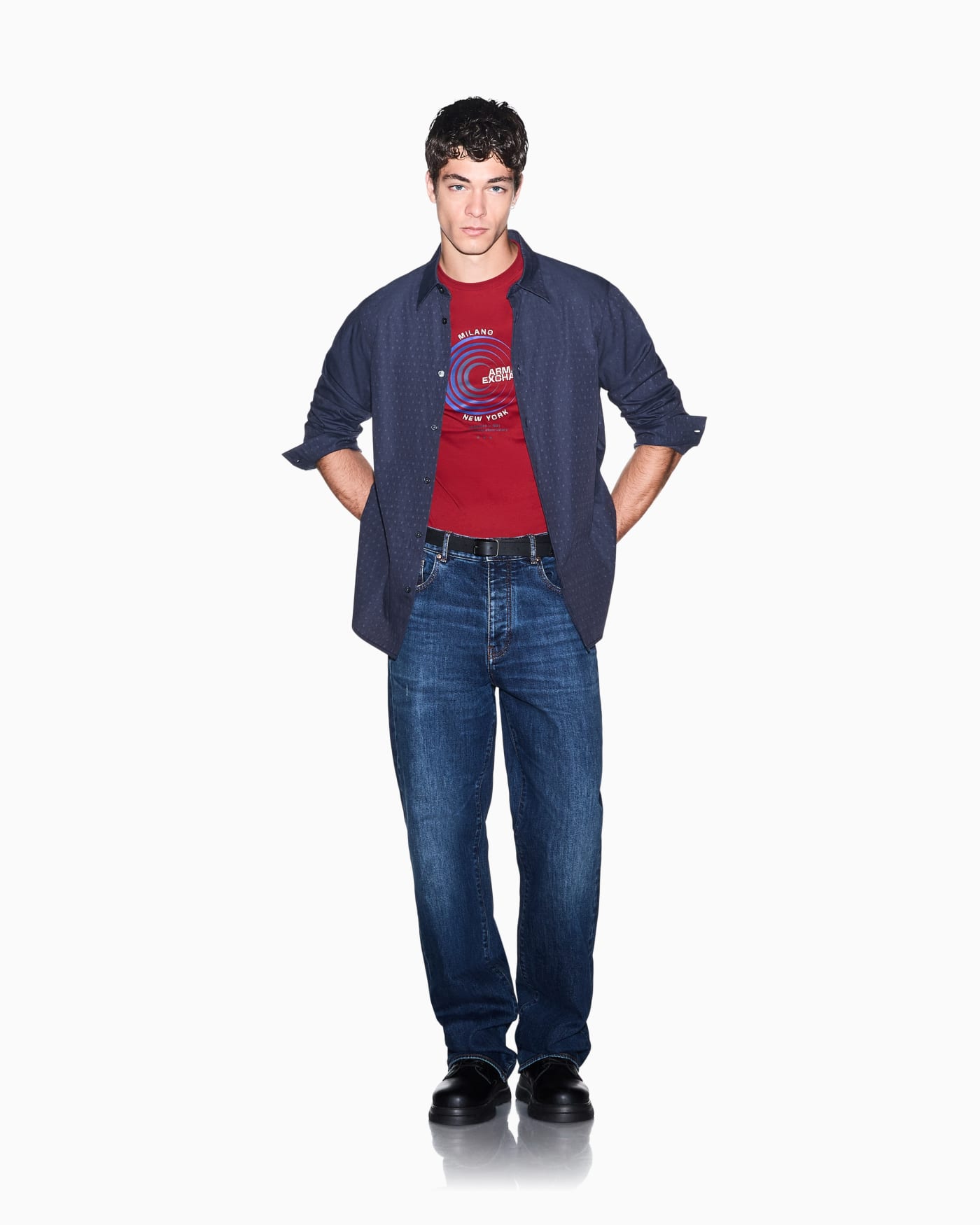 slim fit t-shirt in cotton jersey