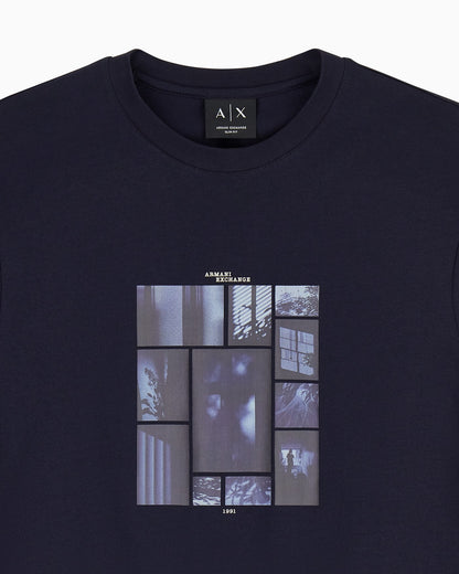 slim fit t-shirt in cotton jersey