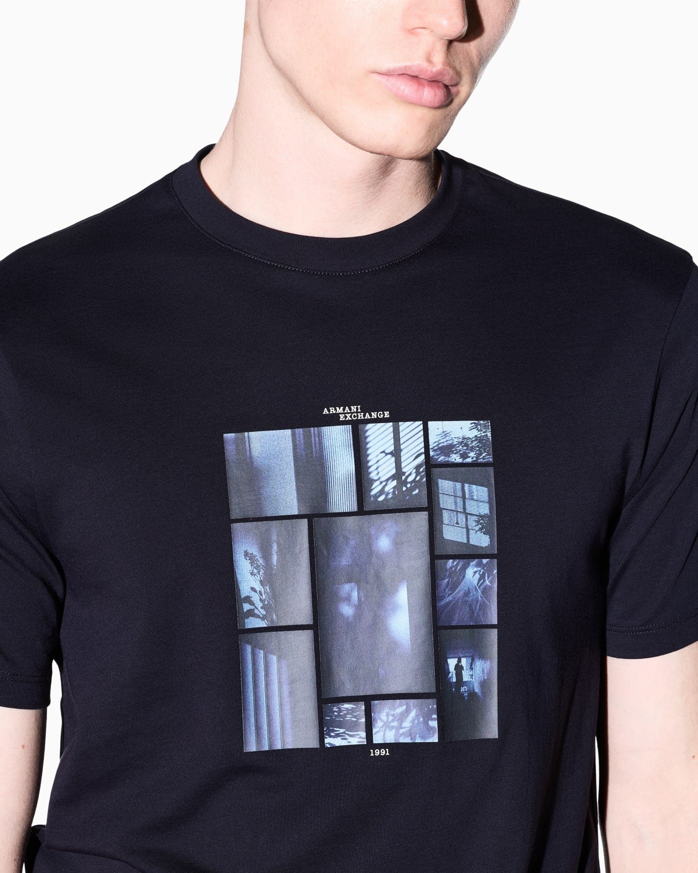 slim fit t-shirt in cotton jersey