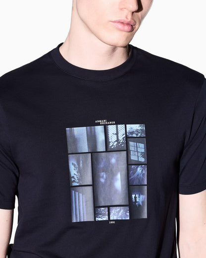 slim fit t-shirt in cotton jersey