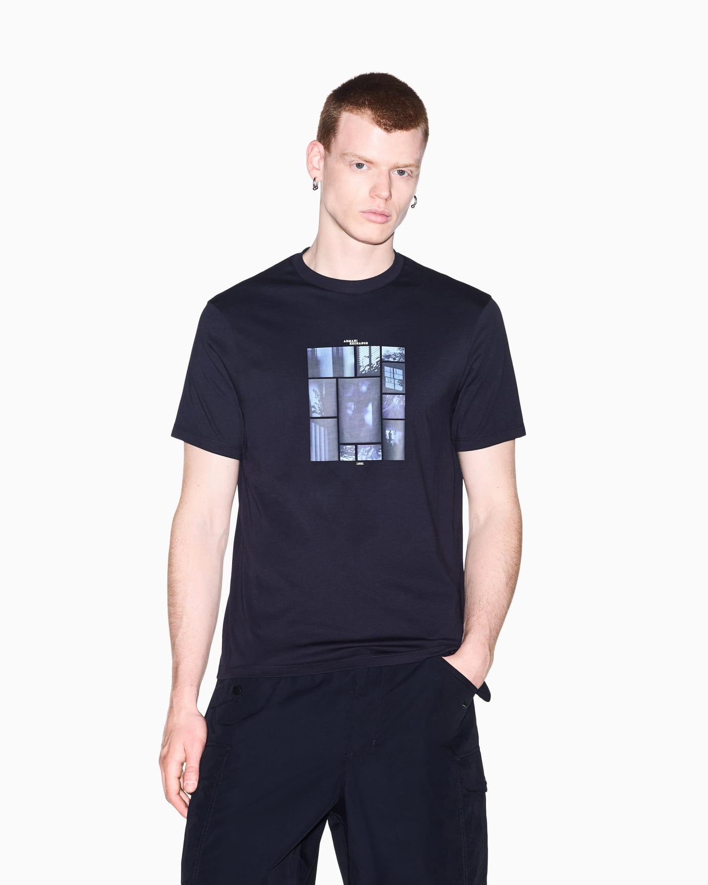 slim fit t-shirt in cotton jersey