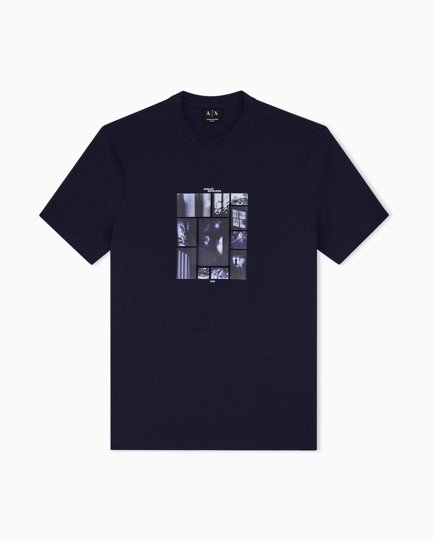 slim fit t-shirt in cotton jersey