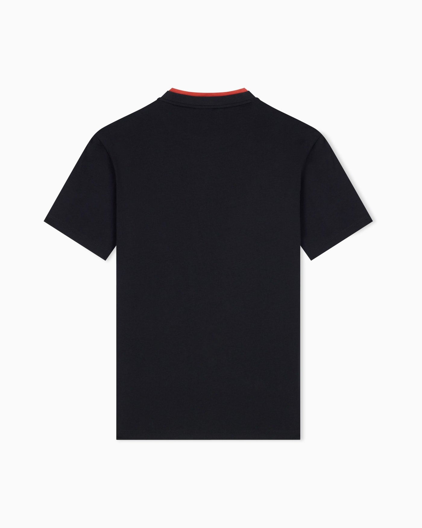 Regular fit crew neck t-shirt in cotton jersey with a logo