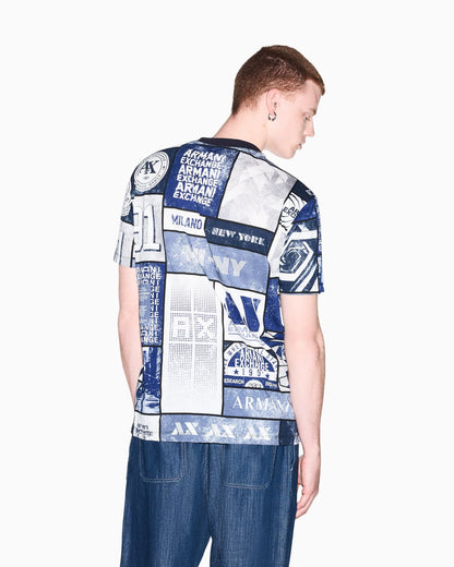 regular t-shirt in cotton jersey