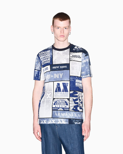 regular t-shirt in cotton jersey