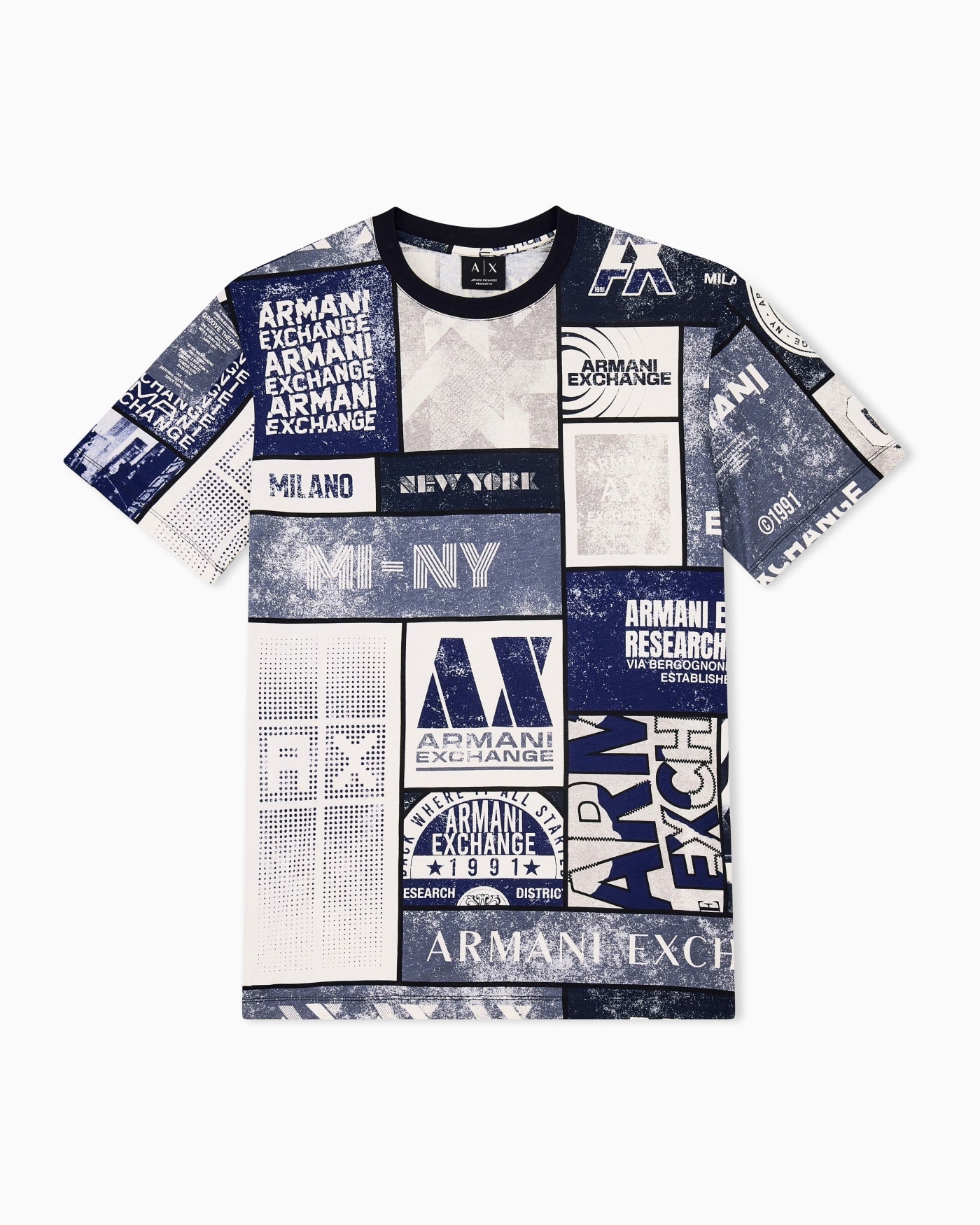 regular t-shirt in cotton jersey