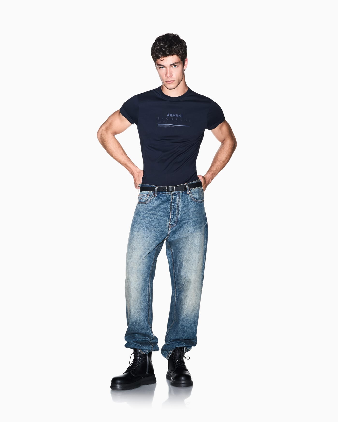 slim fit t-shirt in cotton jersey