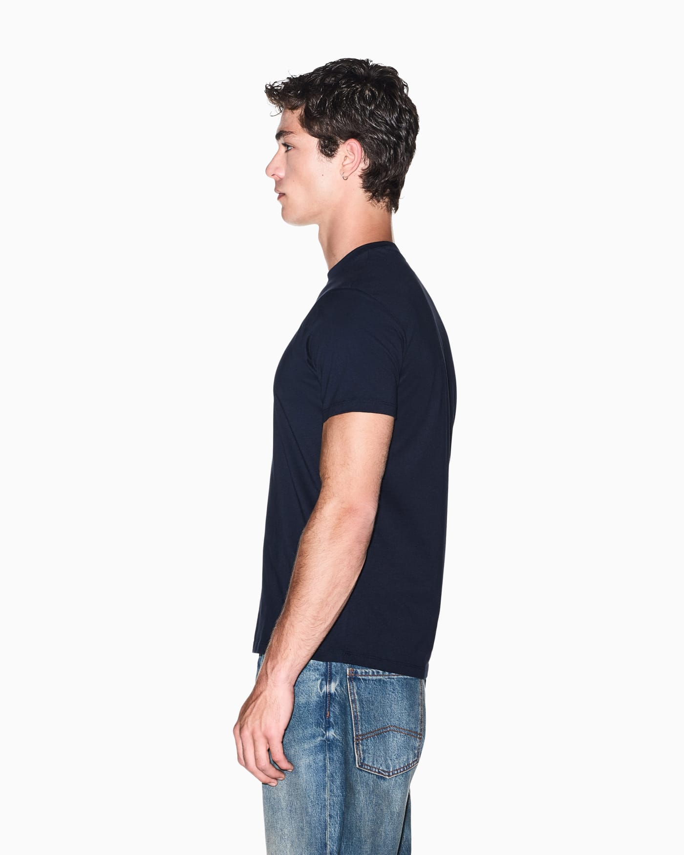 slim fit t-shirt in cotton jersey