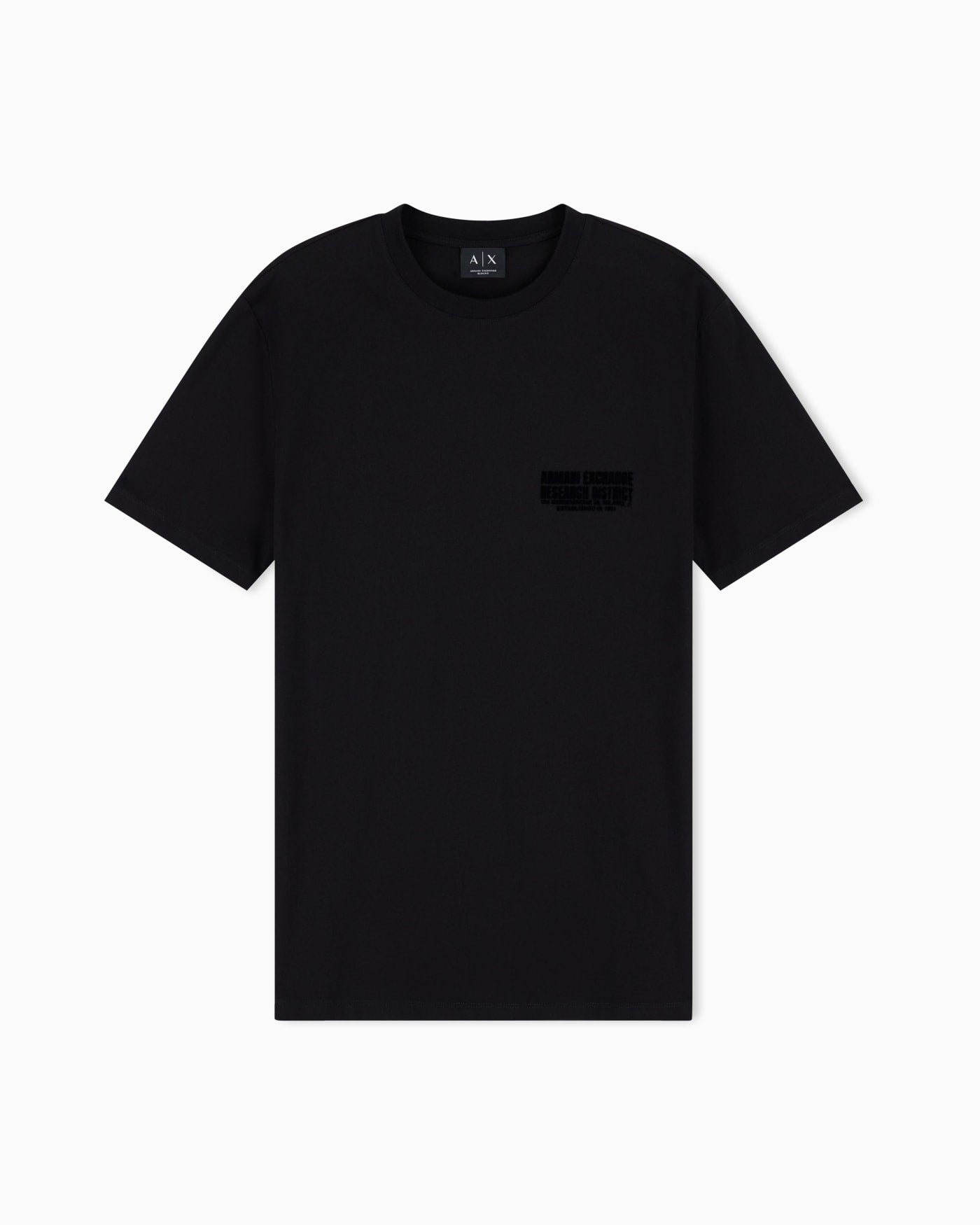 Regular fit cotton jersey t-shirt with logo and back print