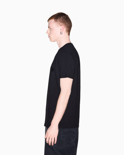 Regular fit cotton jersey t-shirt with logo and back print