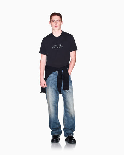 Regular fit cotton jersey T-shirt for men