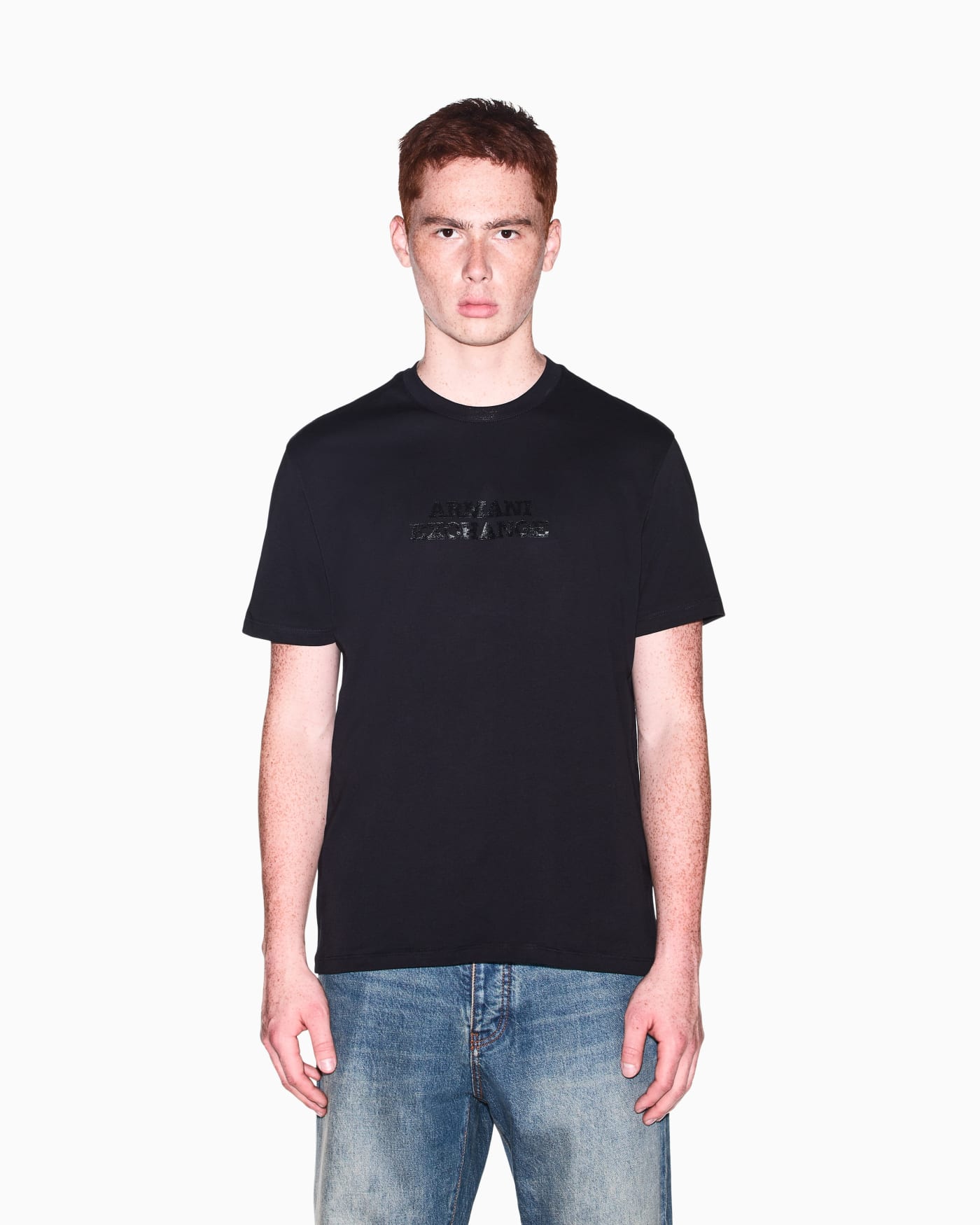 Regular fit cotton jersey T-shirt for men