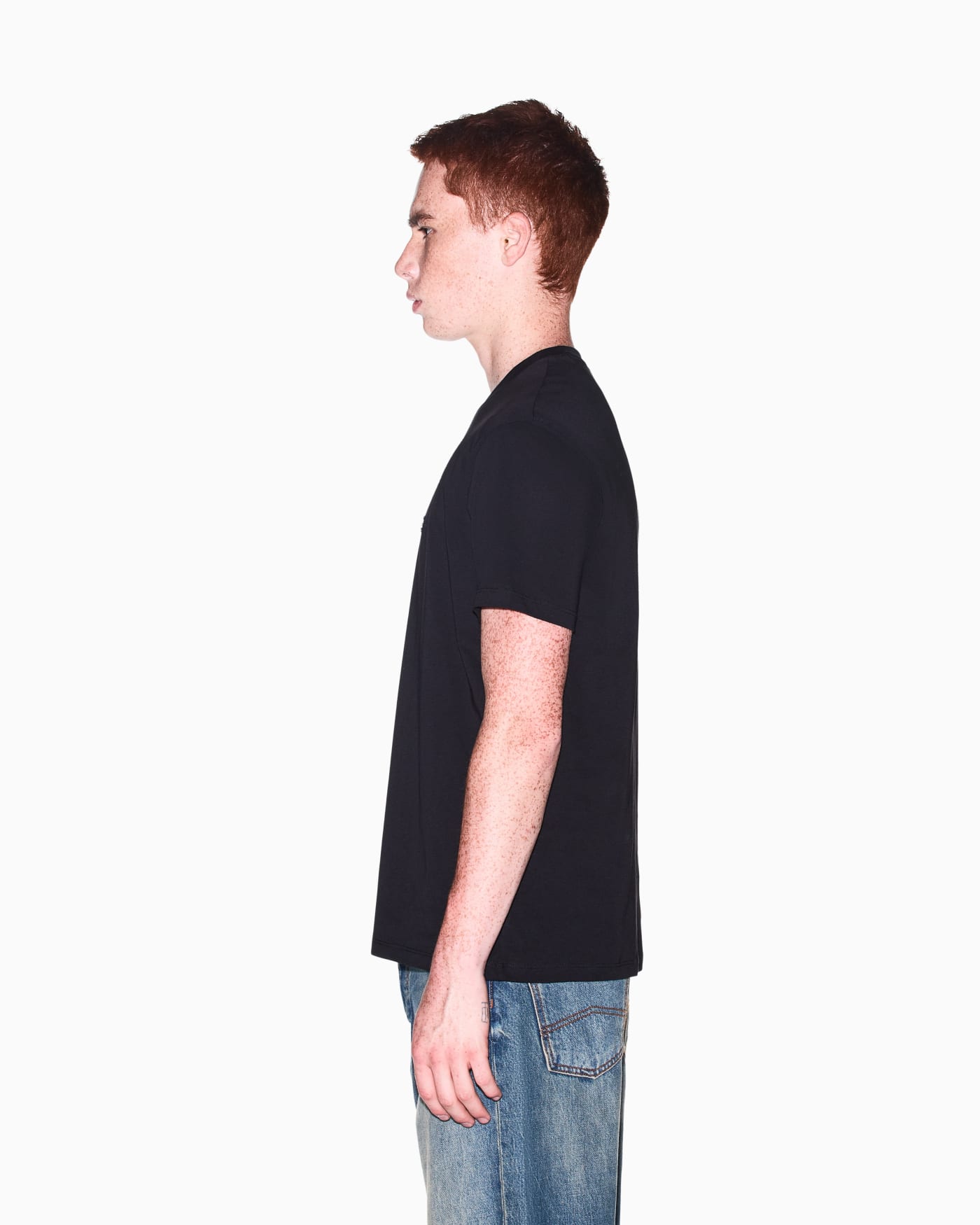 Regular fit cotton jersey T-shirt for men