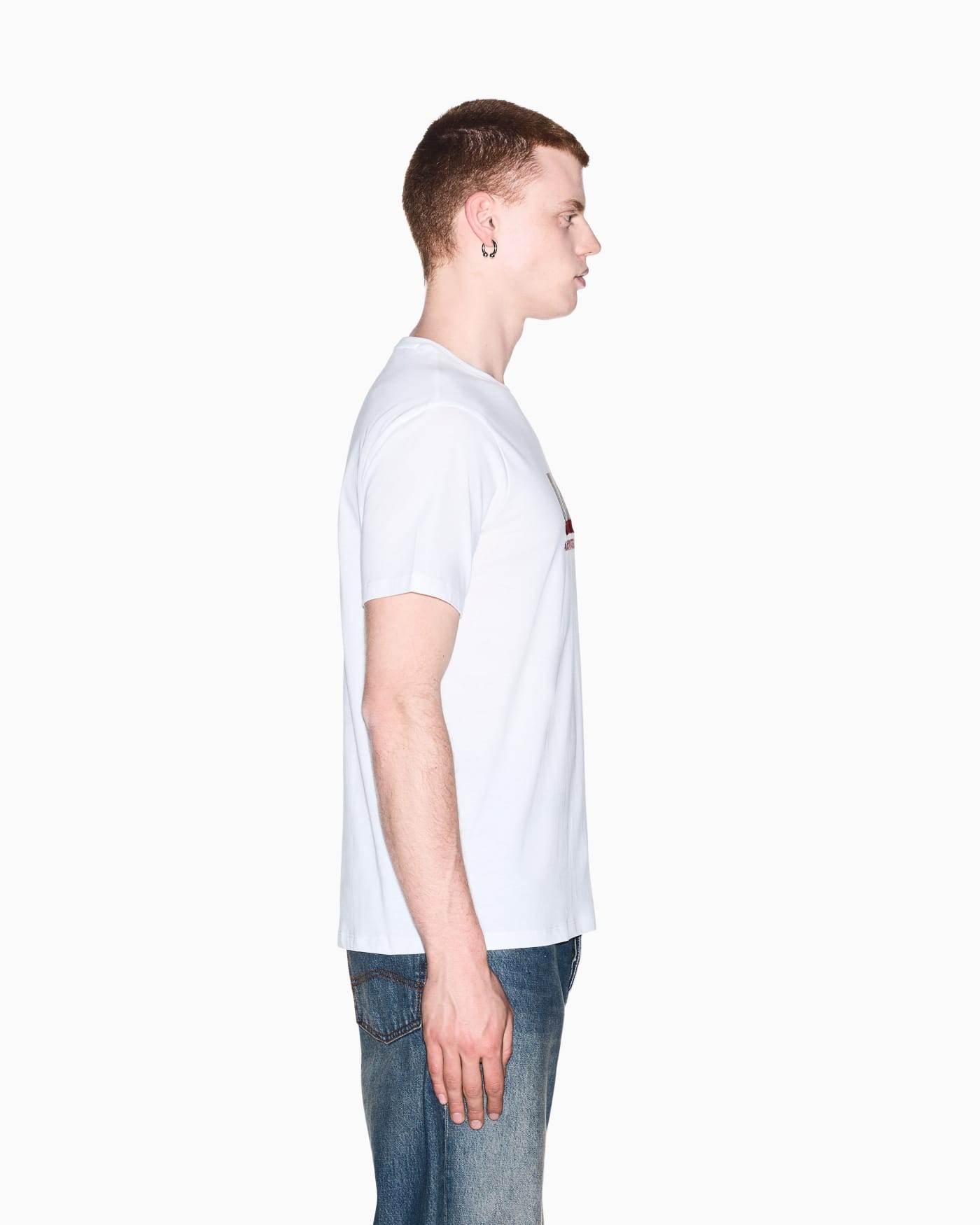 slim fit t-shirt in cotton jersey