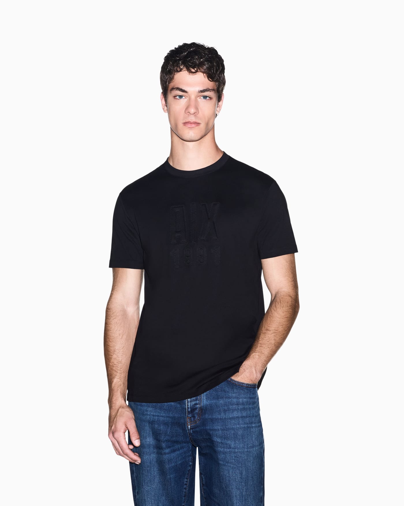 regular t-shirt in cotton jersey