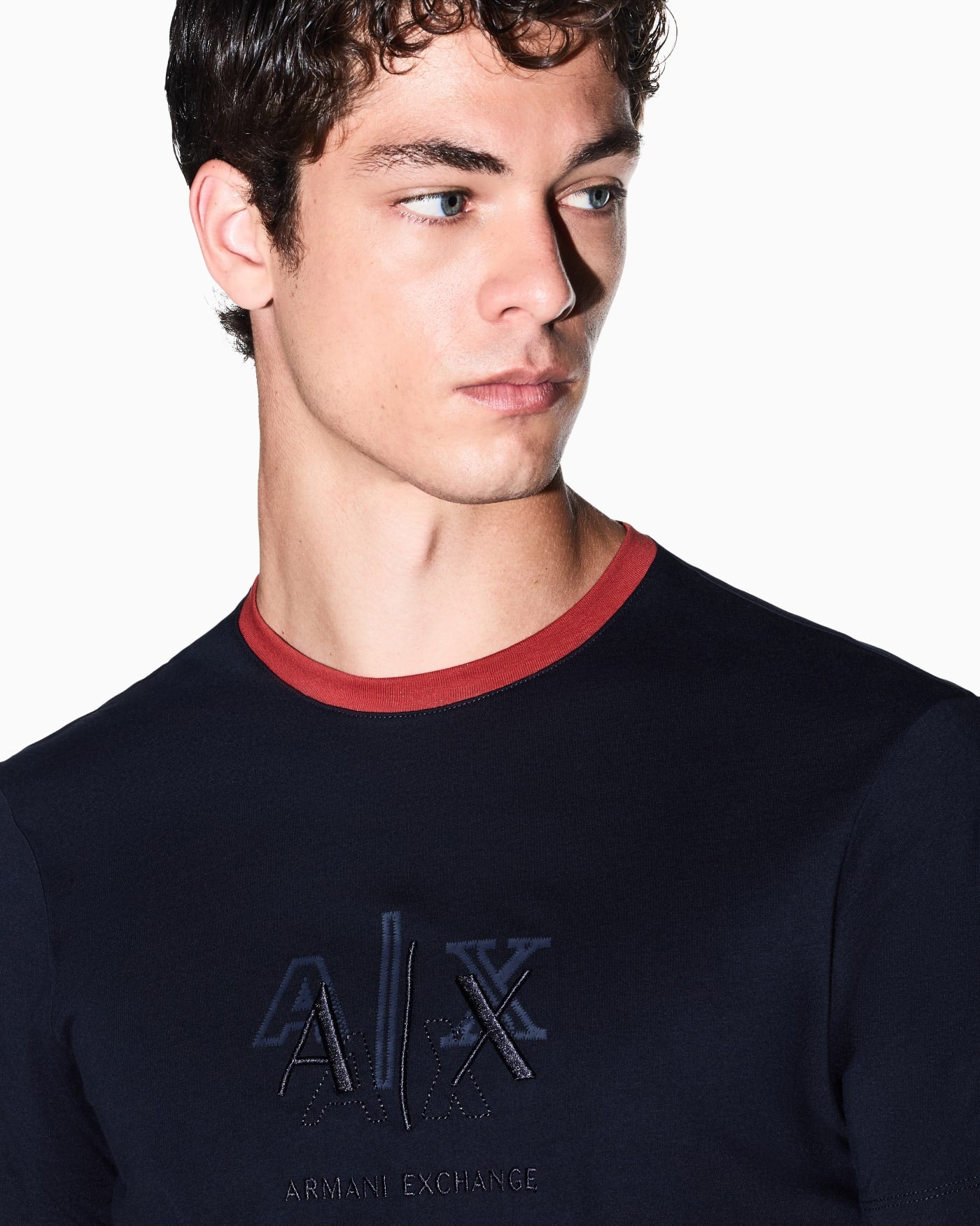 slim fit t-shirt in cotton jersey