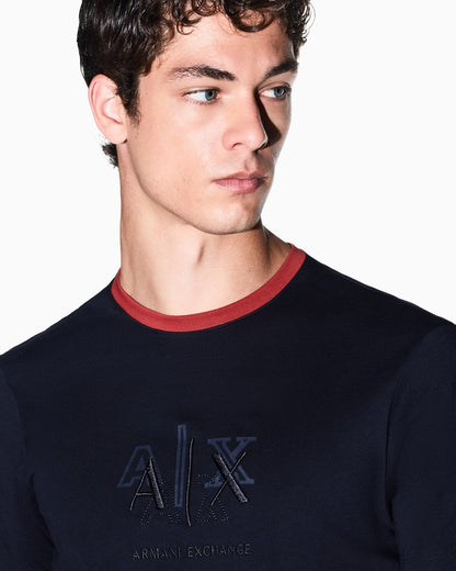 slim fit t-shirt in cotton jersey