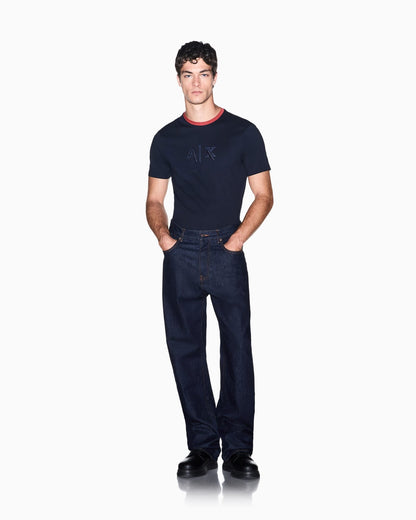 slim fit t-shirt in cotton jersey