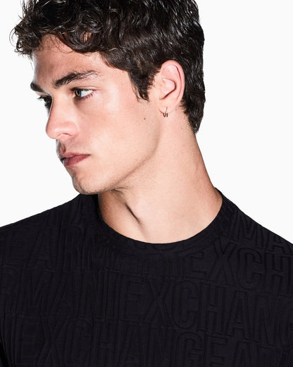 regular t-shirt in mercerized cotton jersey