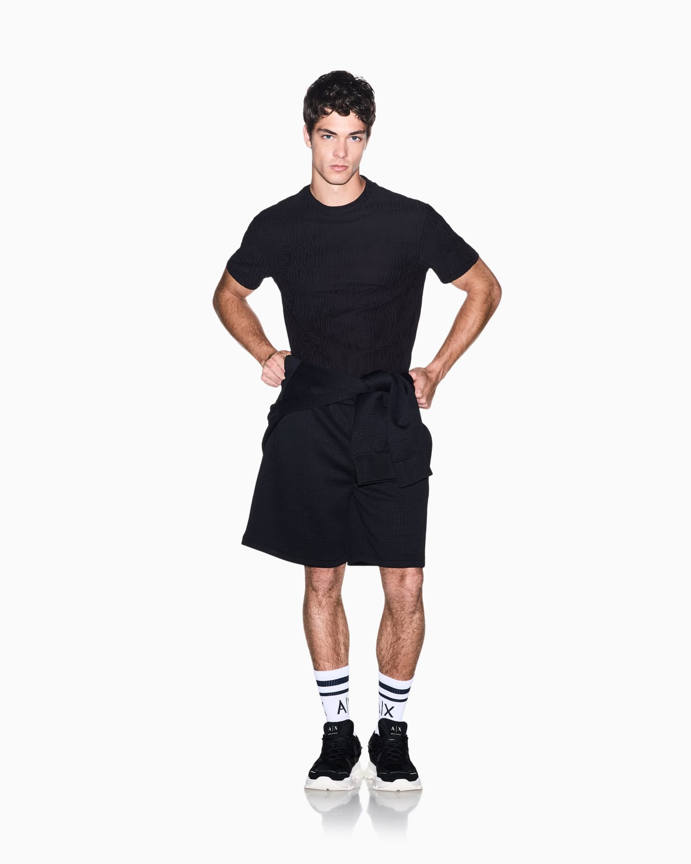 regular t-shirt in mercerized cotton jersey