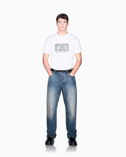 slim fit t-shirt in cotton jersey