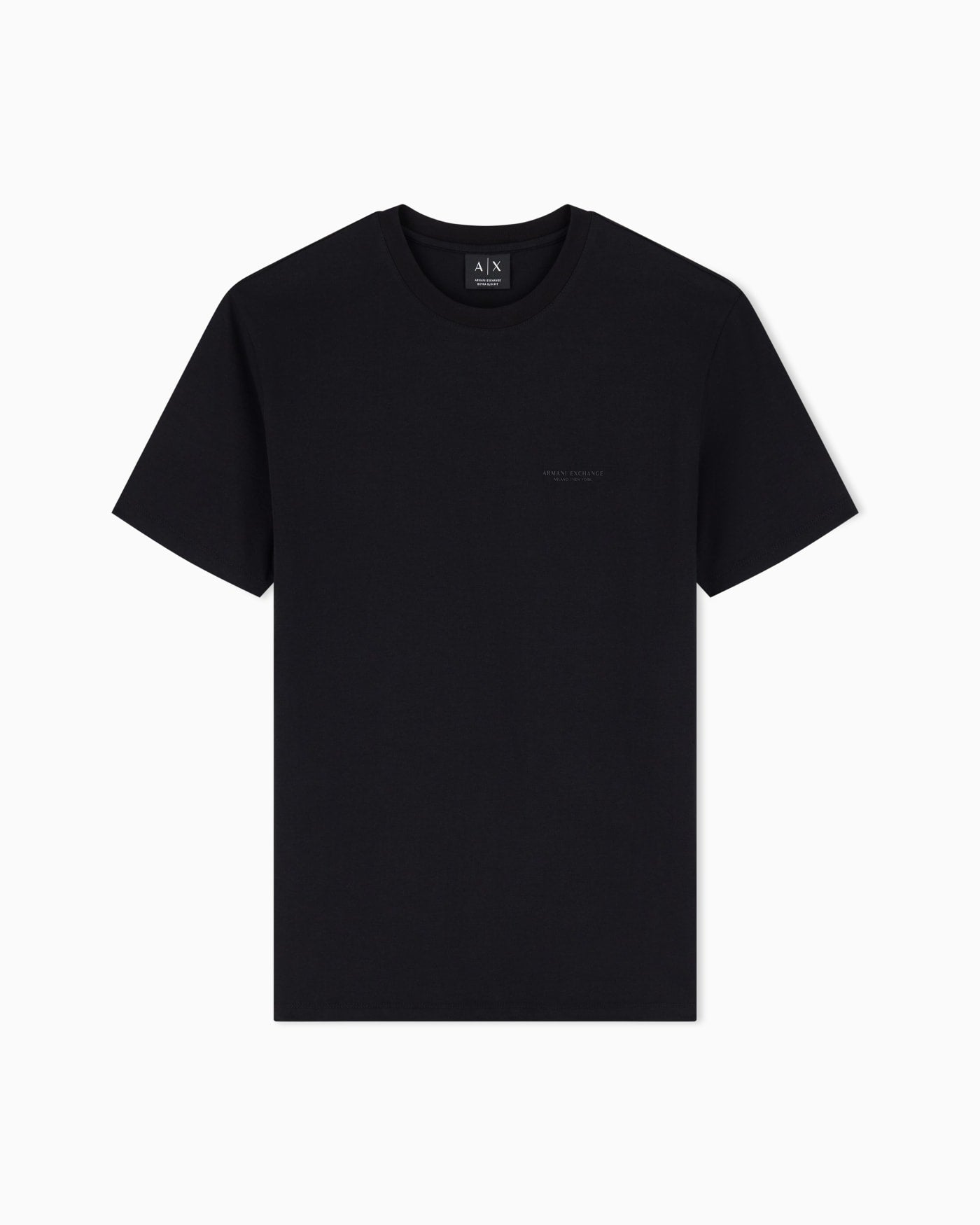 Slim fit stretch cotton T-shirt for men
