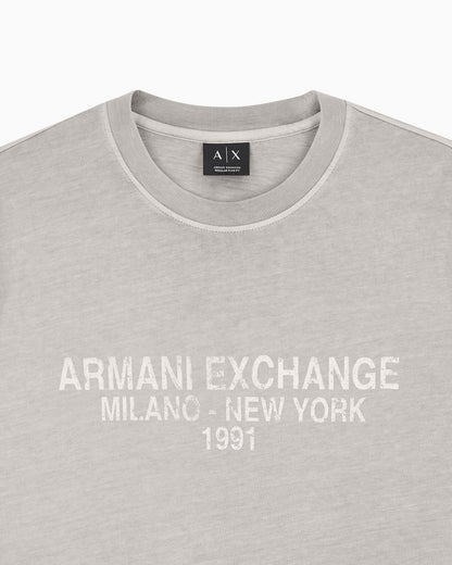 regular t-shirt garment-dyed cotton jersey