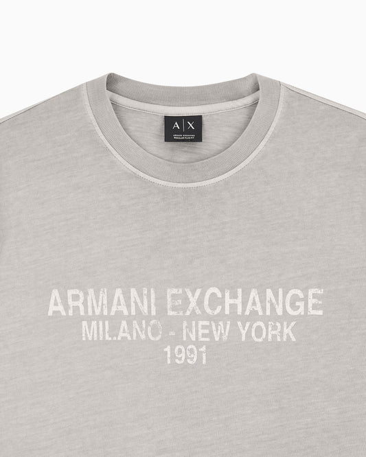 regular t-shirt garment-dyed cotton jersey