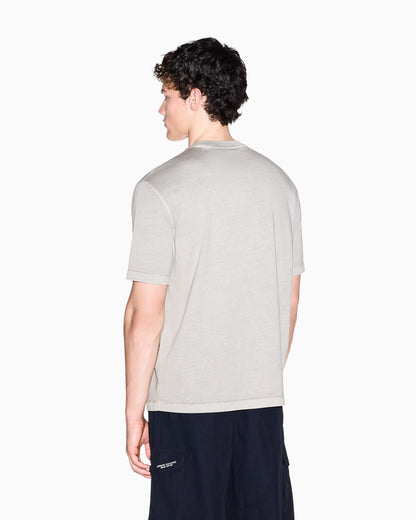 regular t-shirt garment-dyed cotton jersey
